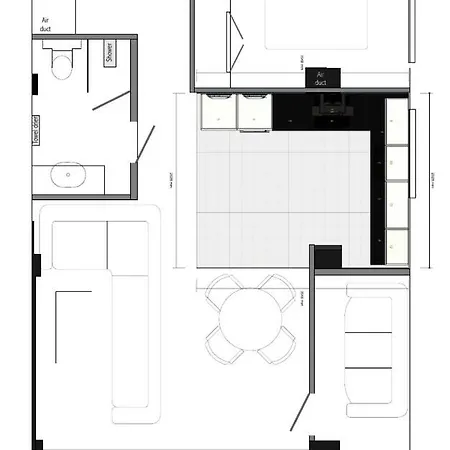 Appartement First Line Sea View